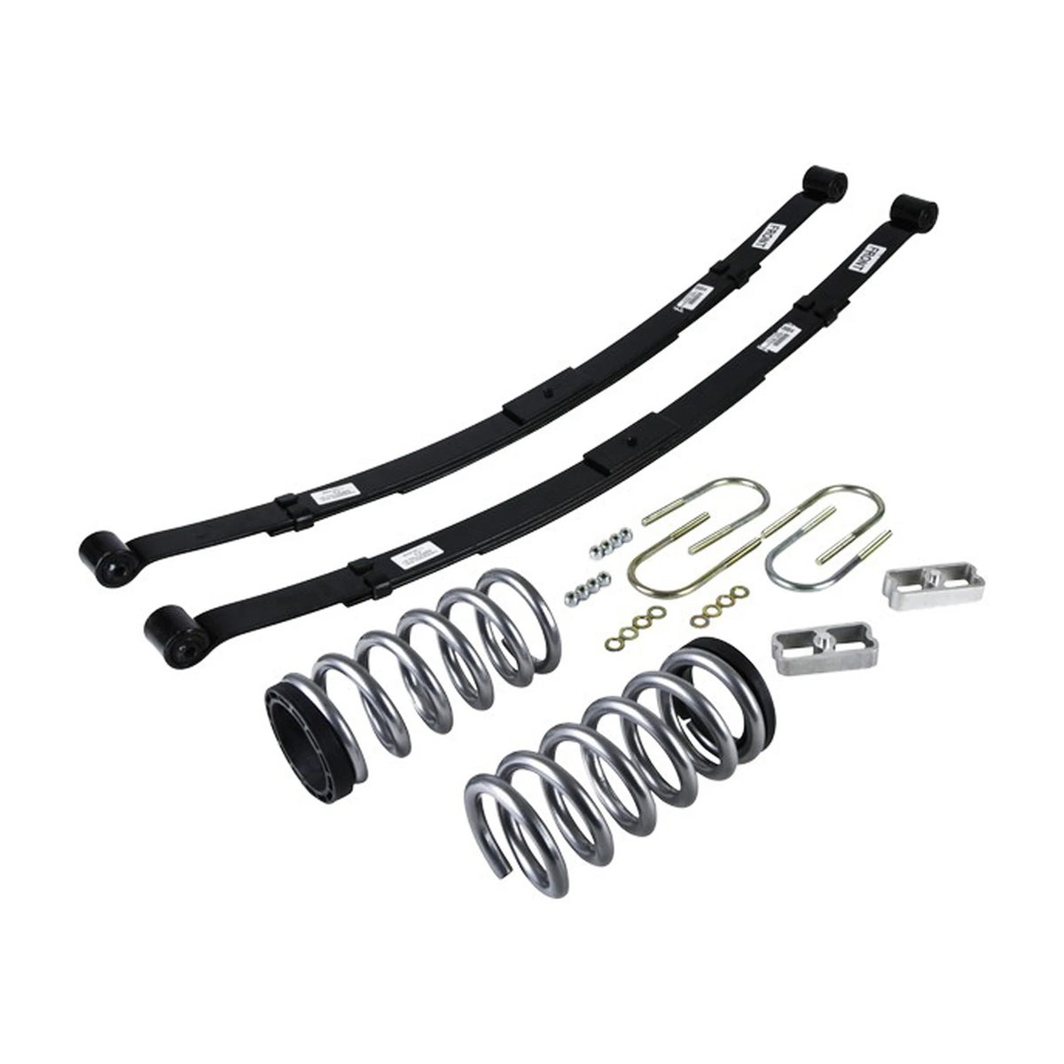 Belltech Lowering Kit w/o Shocks (2" or 3" Front / 4" Rear Drop) for 1994-2003 Chevrolet S10 Standard Cab/Extended Cab 6-Cyl RWD