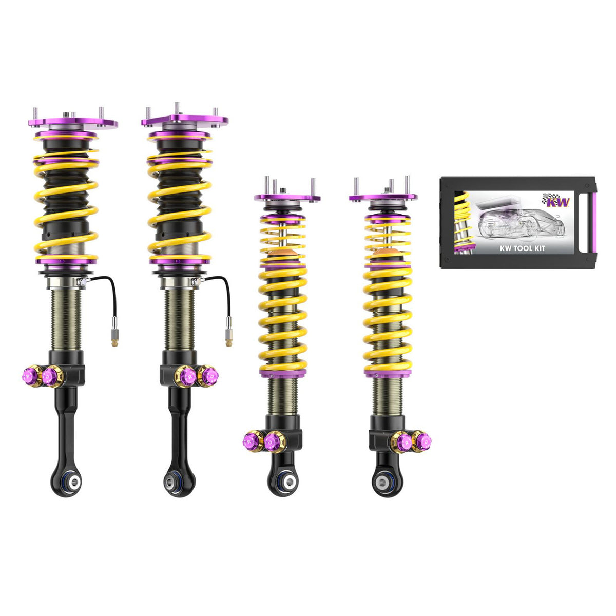 KW Suspension Variant 5 Adjustable Clubsport Coilover Kit for 2022-2024 Porsche 911 GT3 RWD (992) (w/ OE Noselift) 3090171096