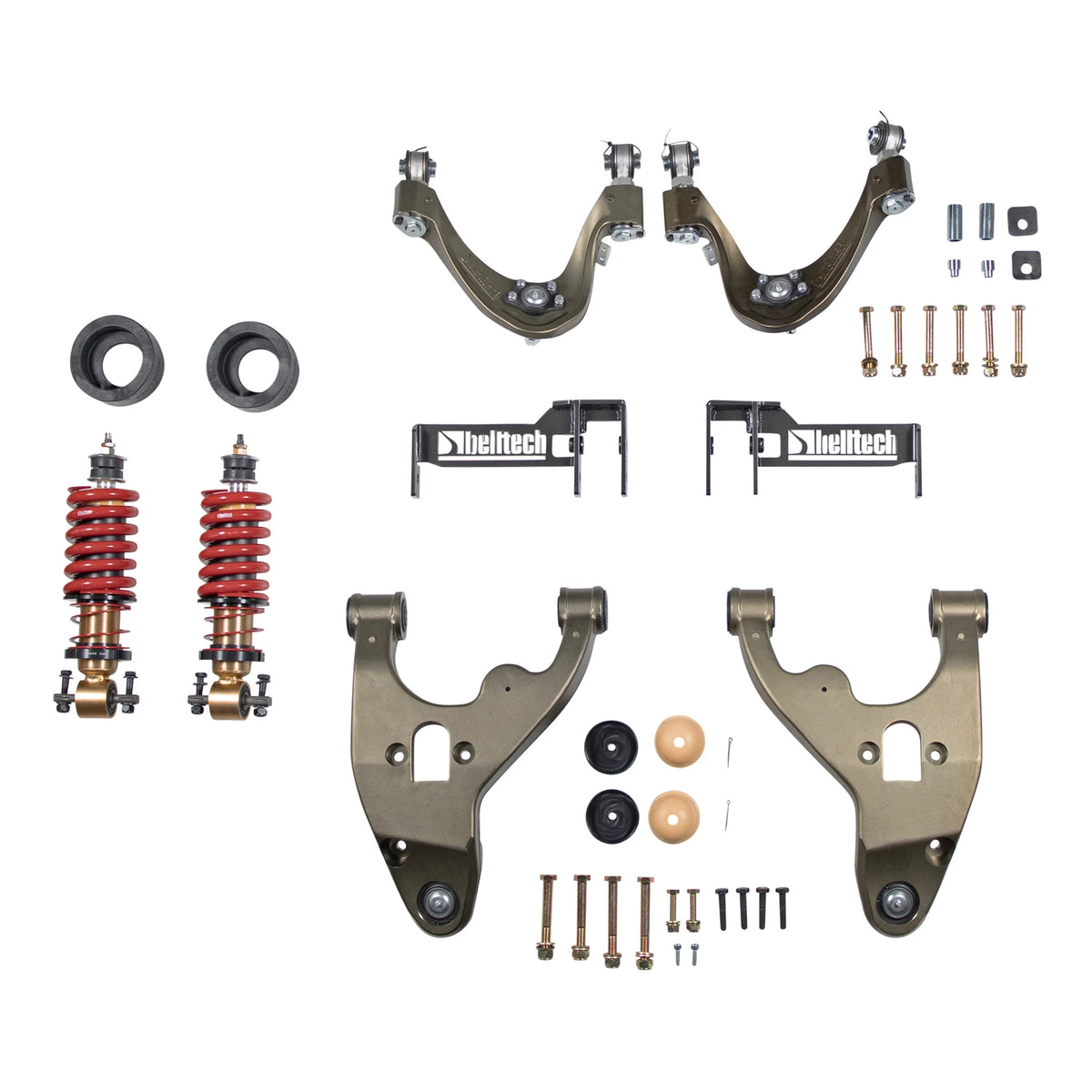 Belltech Front Control Arms & Coilover Kit for 1988-1998 GMC C1500 Standard Cab RWD