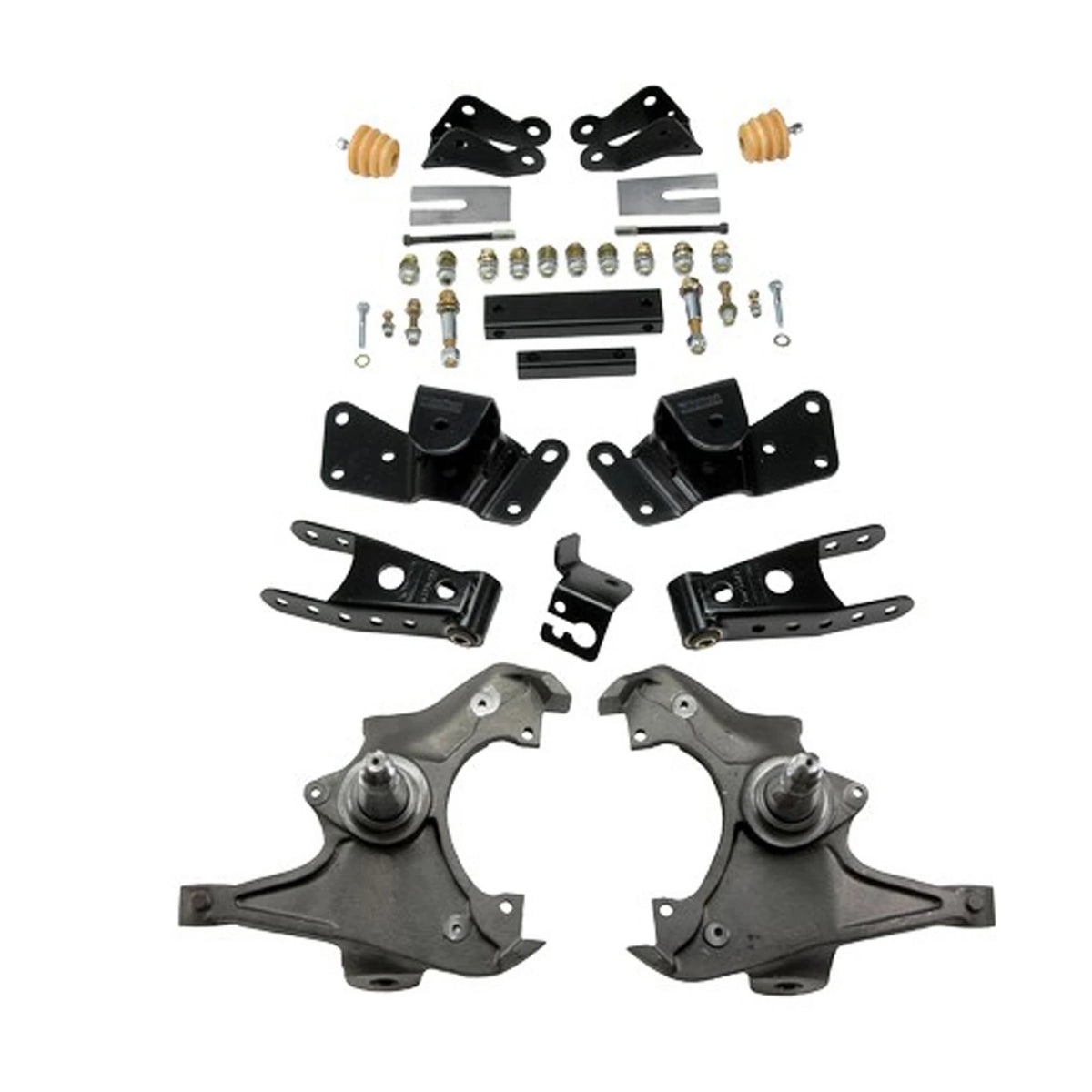 Belltech Lowering Kit w/o Shocks (3" Front / 4" Rear Drop) for 1999-2000 Chevrolet C2500 Crew Cab RWD 8-Lug Single Rear Wheel