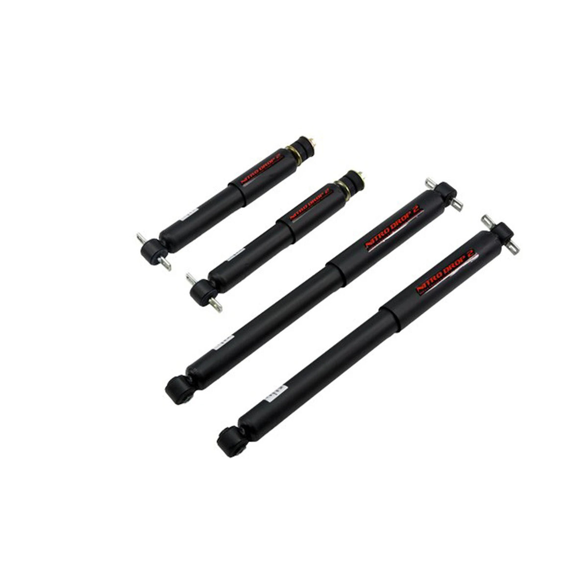 Belltech Nitro Drop 2 Shock Set (2-5" Front / 2-4" Rear Drop) for 1988-2000 GMC C2500 RWD
