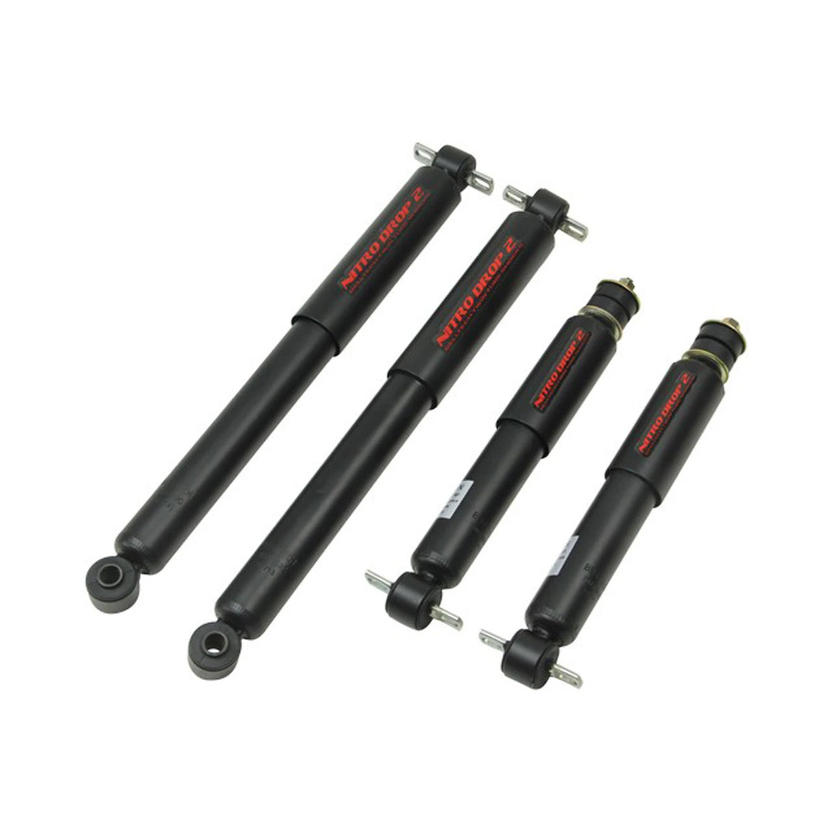 Belltech Nitro Drop 2 Shock Set (0-3" Front / 0-1" Rear Drop) for 1988-1998 Chevrolet C1500 RWD