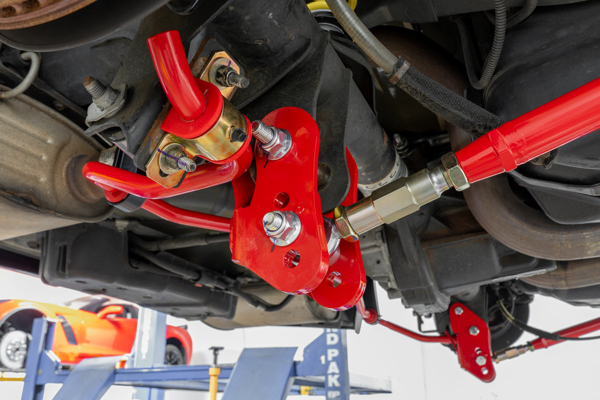 BMR Suspension Control Arm Relocation Brackets for 2007-2014 Ford Mustang Shelby GT500