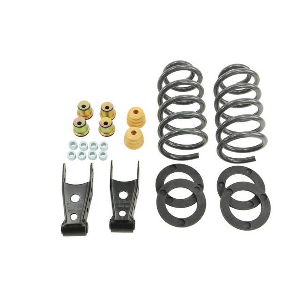 Belltech Lowering Kit w/o Shocks (1-2" Front / 2-3" Rear Drop) for 2014-2018 GMC Sierra 1500 Standard Cab RWD w/o Autoride or Magnetic Ride Short Bed