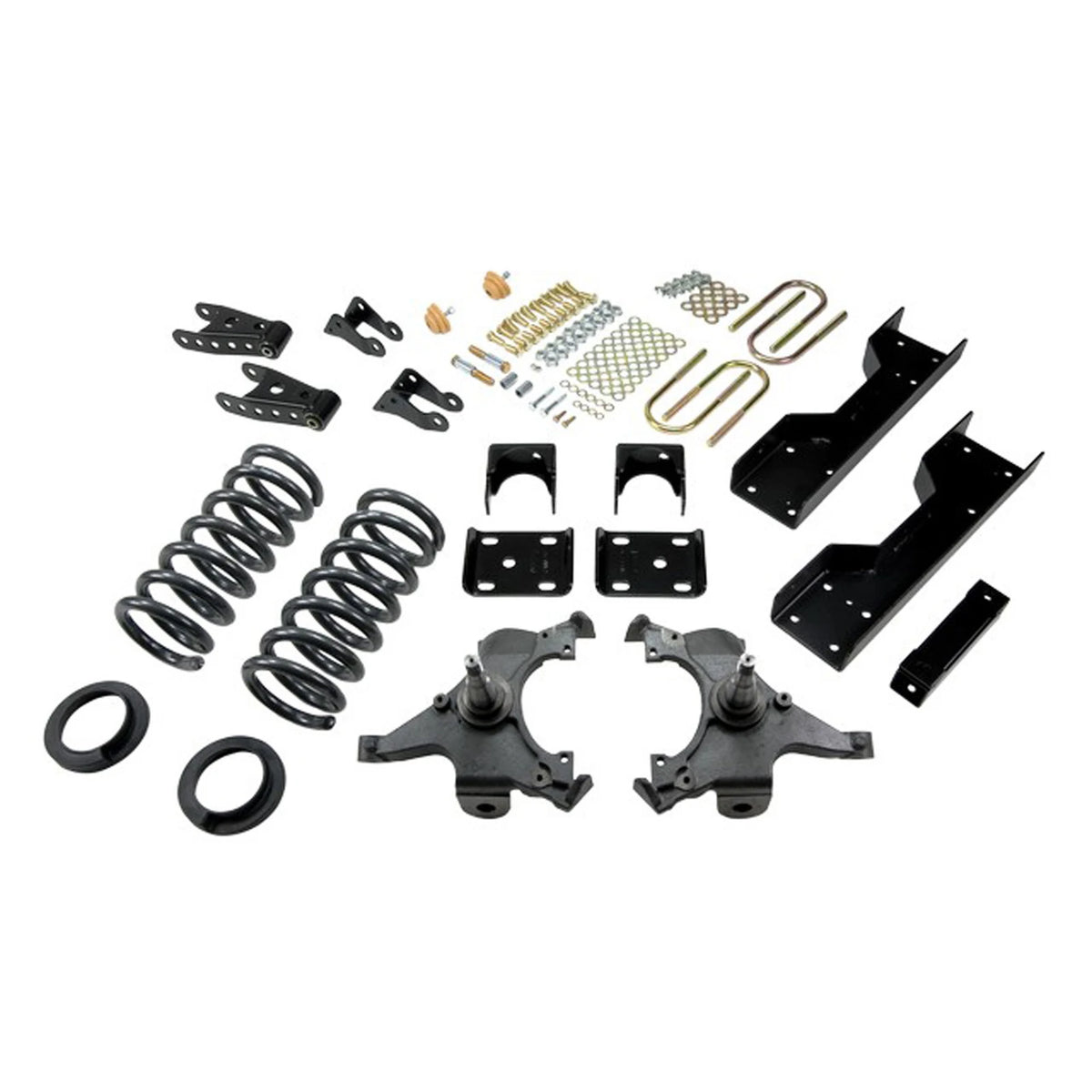 Belltech Lowering Kit w/o Shocks (4-5" Front / 7" Rear Drop) for 1988-1998 Chevrolet C1500 Extended Cab RWD