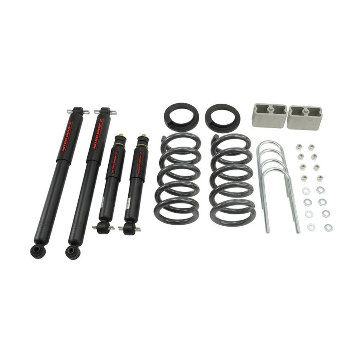 Belltech Lowering Kit w/Nitro Drop 2 Shocks (3" Rear Drop) for 1983-1988 GMC S15 Jimmy 4-Cyl/6-Cyl RWD