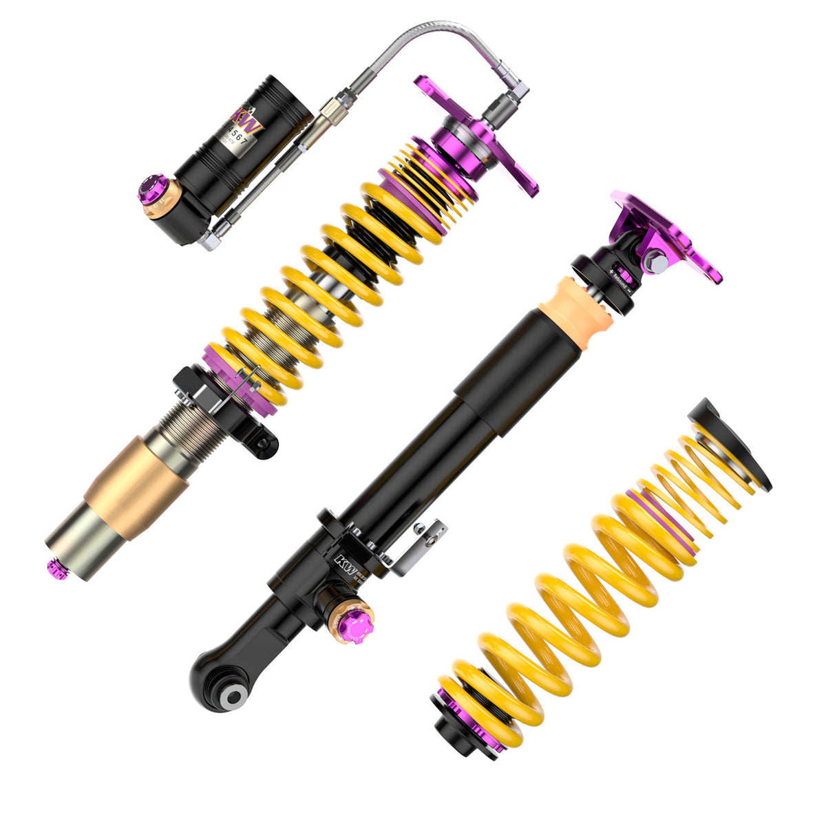 KW Variant 4 Adjustable Clubsport Coilover Kit - 2021-2026 BMW M3 Sedan 397202EB