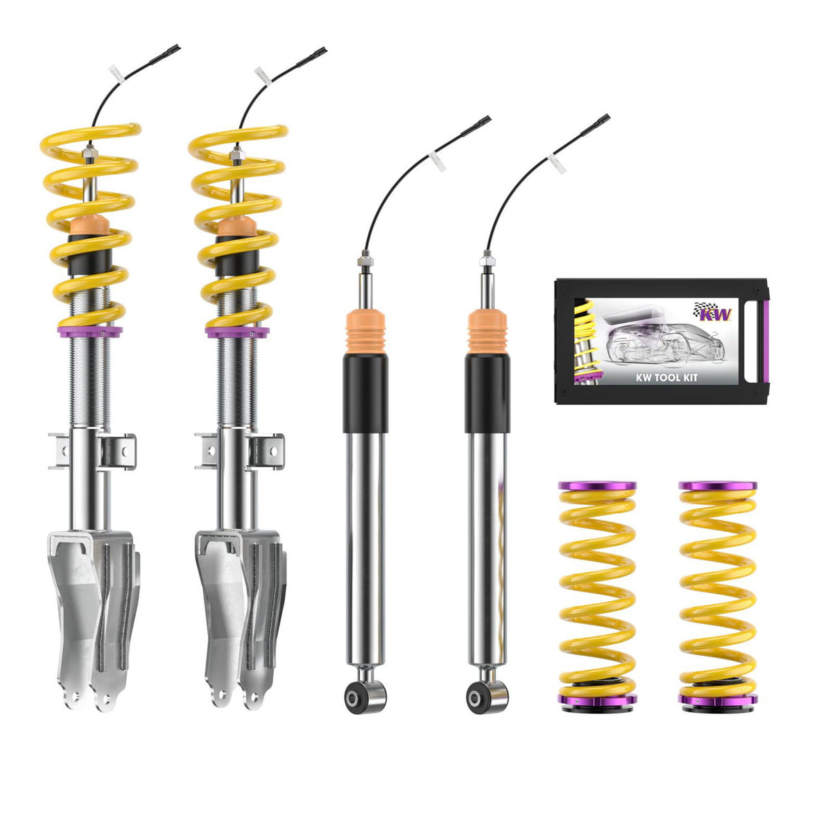 KW Suspension DDC Plug & Play Coilover Kit for 2018-2024 Alfa Romeo Stelvio Quadrifoglio 39015002