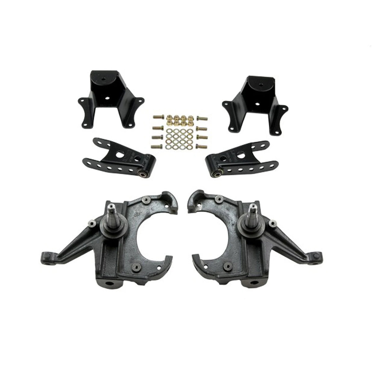 Belltech Lowering Kit w/o Shocks (3" Front / 4" Rear Drop) for 1979-1986 GMC C1500 1-1/4" Rotor RWD
