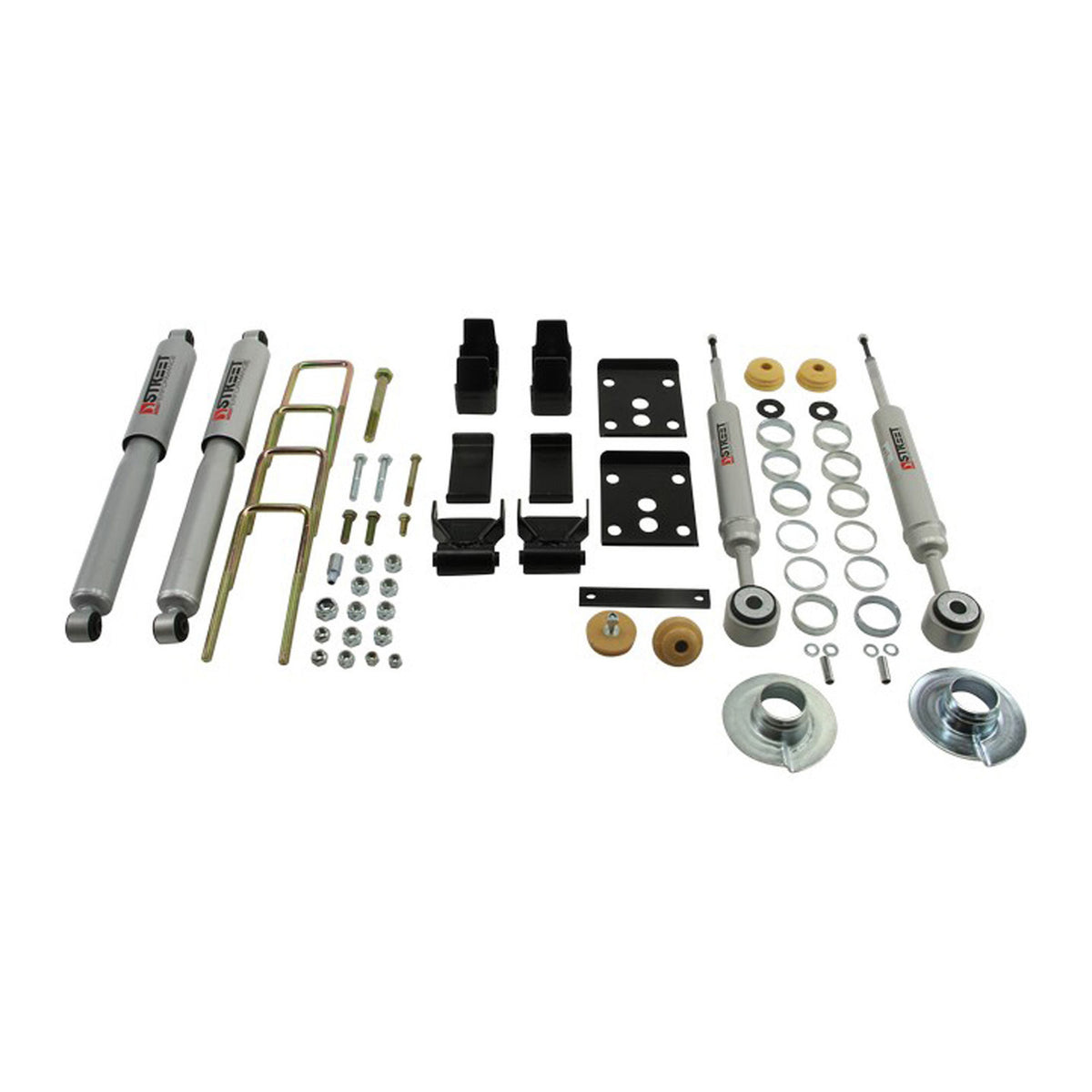 Belltech Lowering Kit w/Street Performance Shocks (+1" to -3" Front / 5.5" Rear Drop) for 2004-2008 Ford F-150 RWD