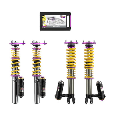 KW Suspension Variant 4 Adjustable Clubsport Coilover Kit for 2007-2011 Porsche 911 GT2/GT3 RWD (997) 39771224