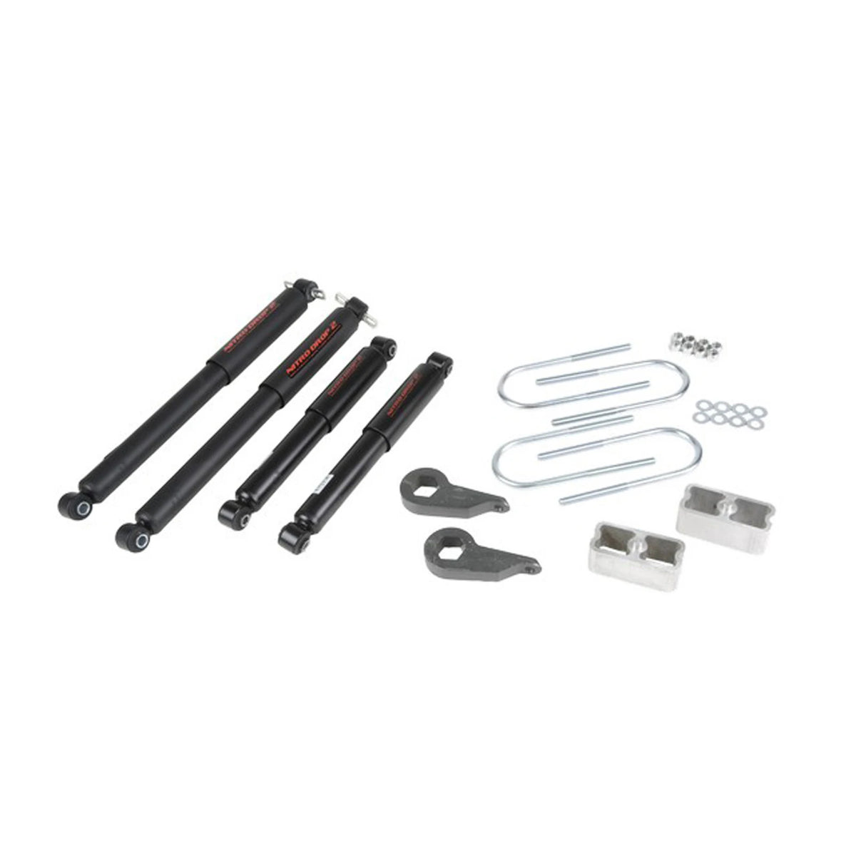 Belltech Lowering Kit w/Nitro Drop 2 Shocks (1-3" Front / 2" Rear Drop) for 1983-2004 Chevrolet S10 4WD
