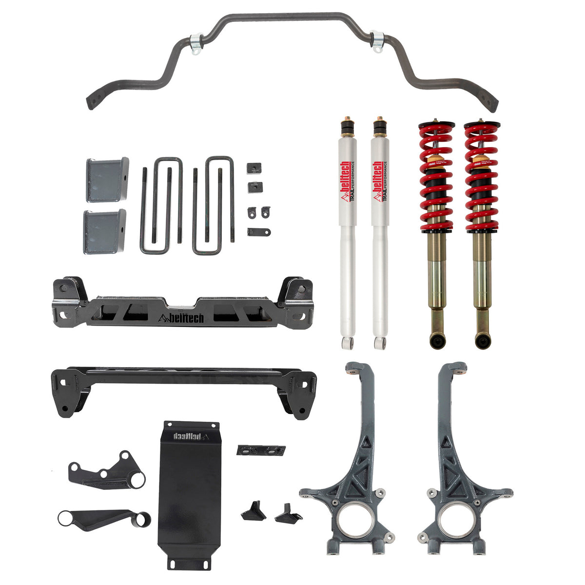 Belltech 4-6" Lift Kit (Front and Rear Trail Performance Coilovers/Shocks) for 2016-2023 Toyota Tacoma except TRD Pro 4WD