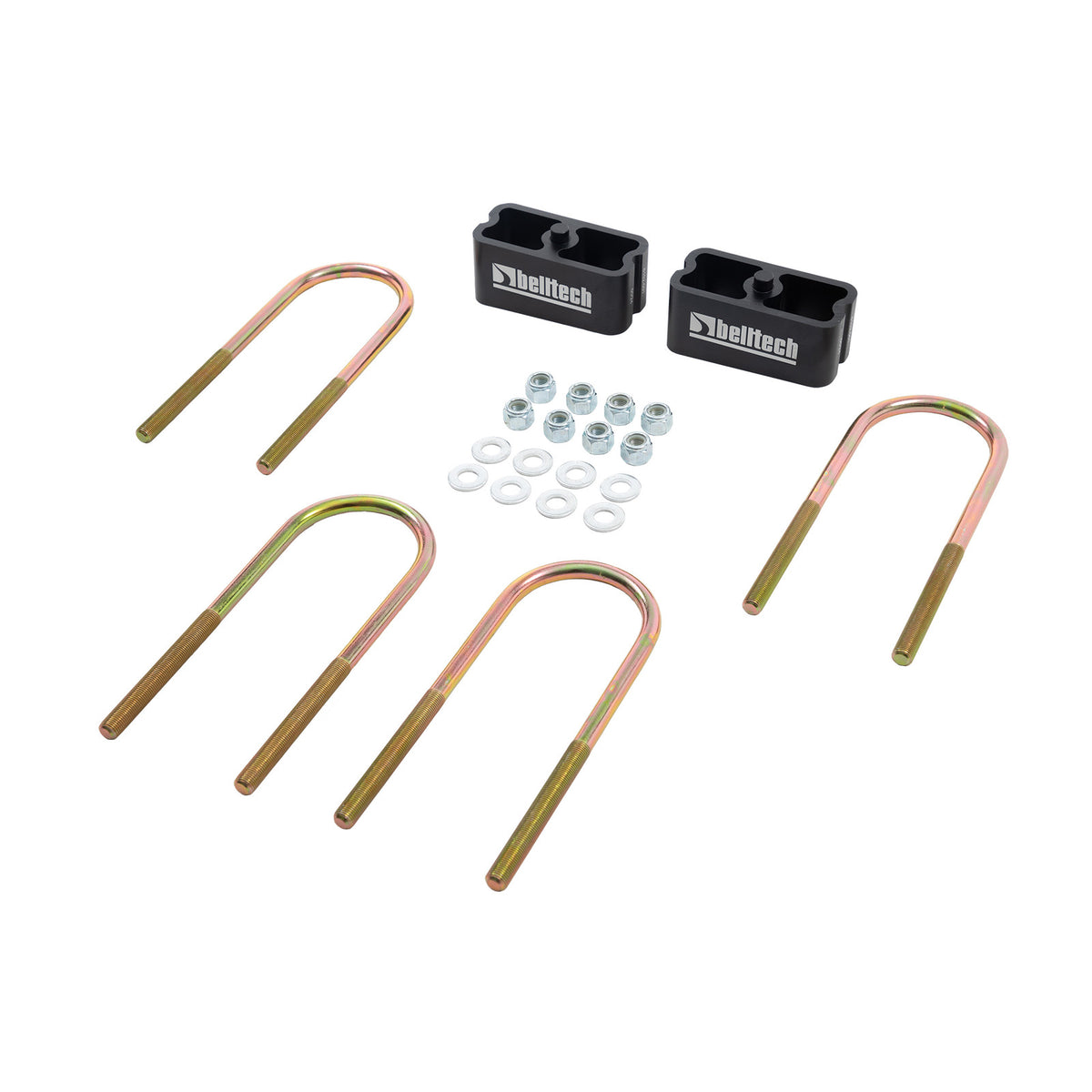 Belltech 2" Lowering Block Kit (2 Degree Taper) for 1983-1994 Chevrolet S10 Blazer RWD