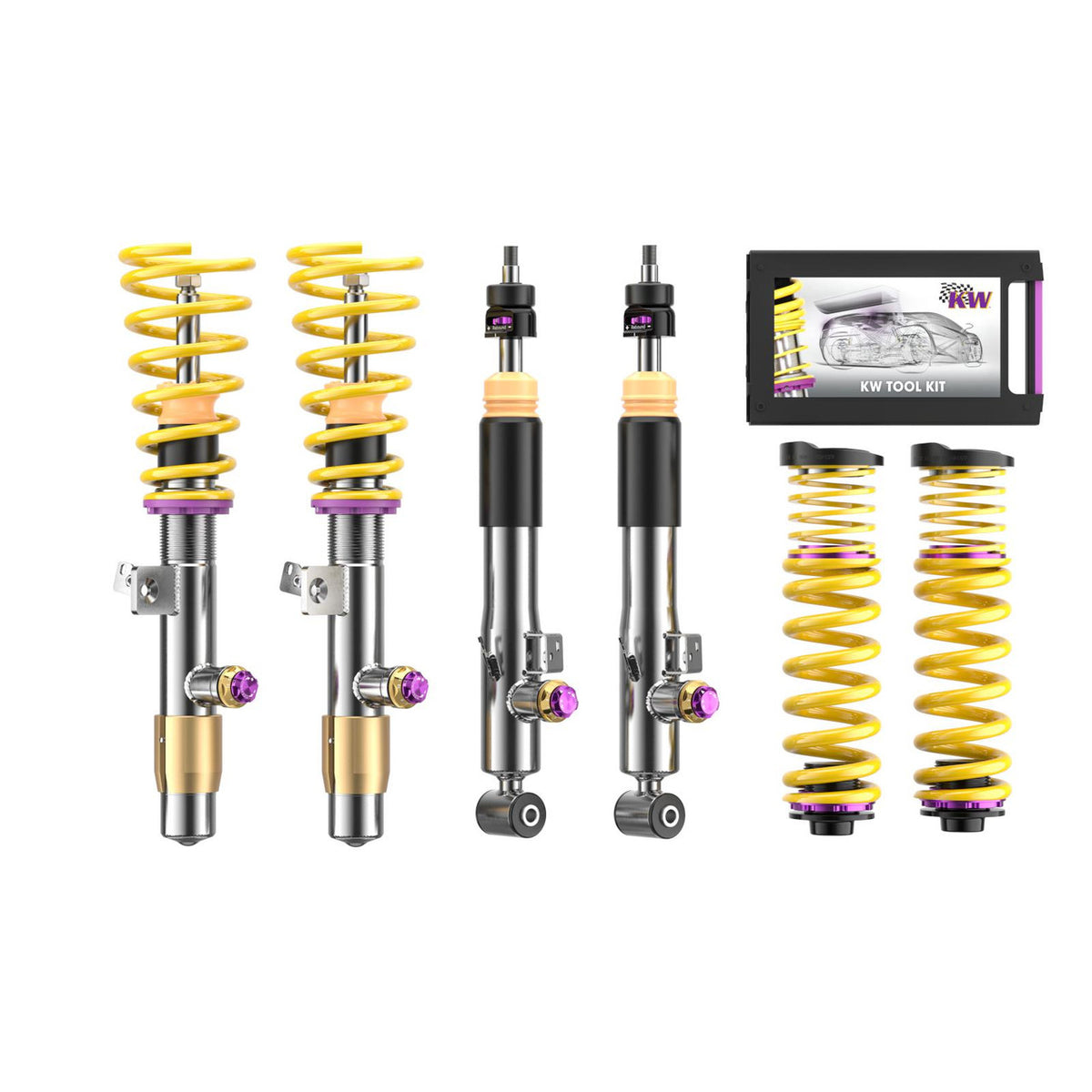KW Suspension Variant 4 Coilover Kit for 2020-2022 Ford Mustang Shelby GT500 3A730096
