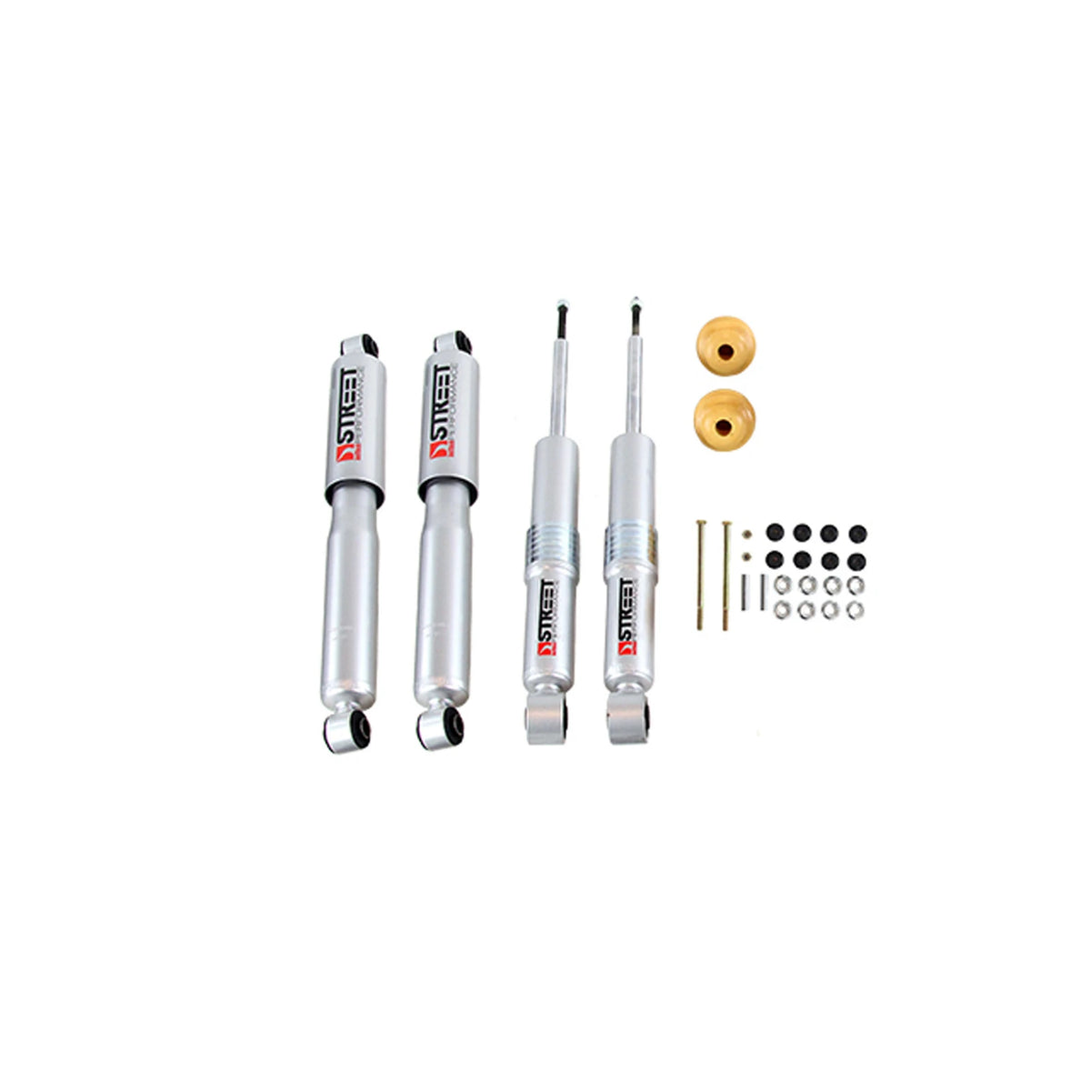 Belltech Street Performance Shock Set (0-3" Front / 4" Rear Drop) for 2015-2017 Chevrolet Colorado RWD