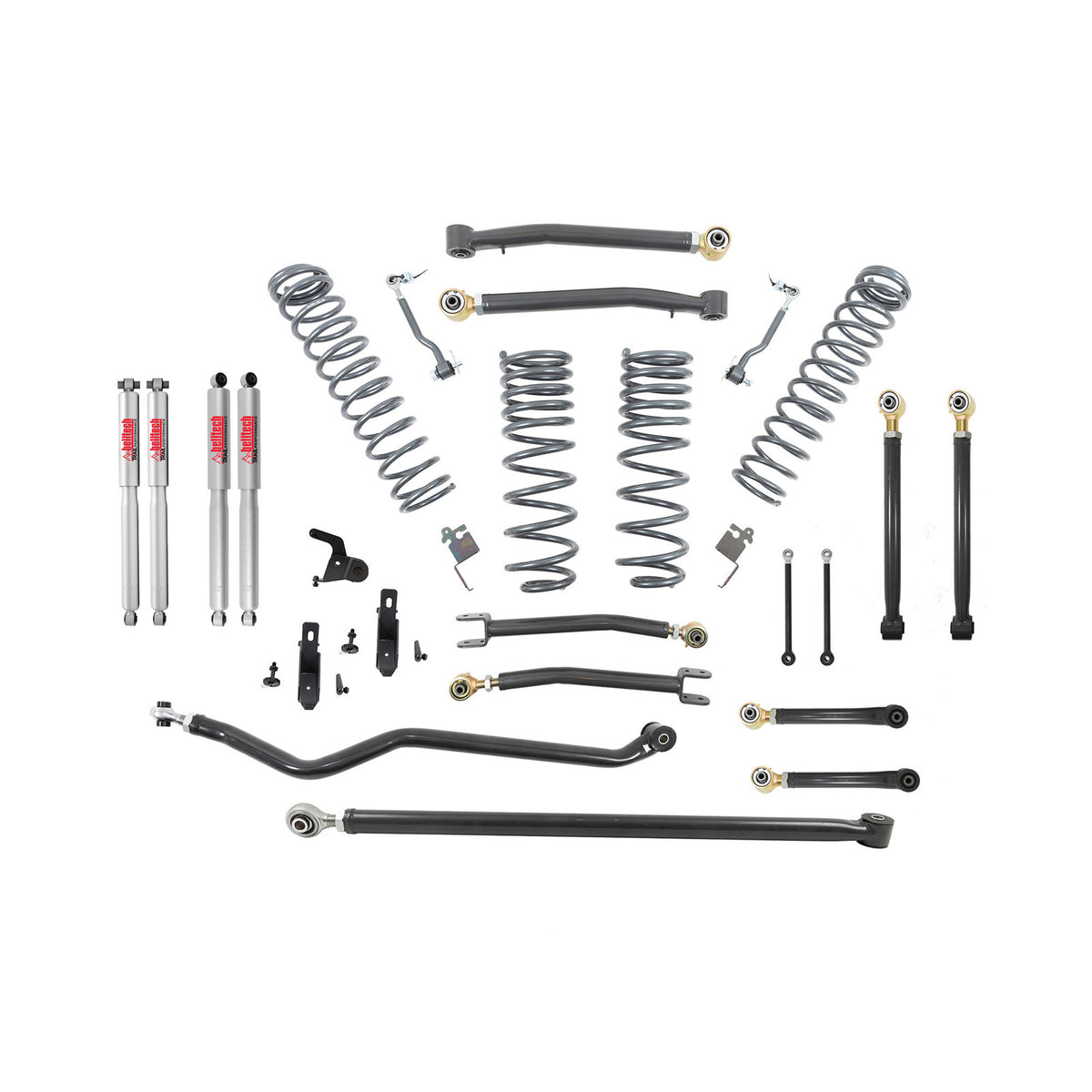 Belltech 4" Lift Kit (Front and Rear Trail Performance Shocks) for 2020-2024 Jeep Gladiator Rubicon 4WD