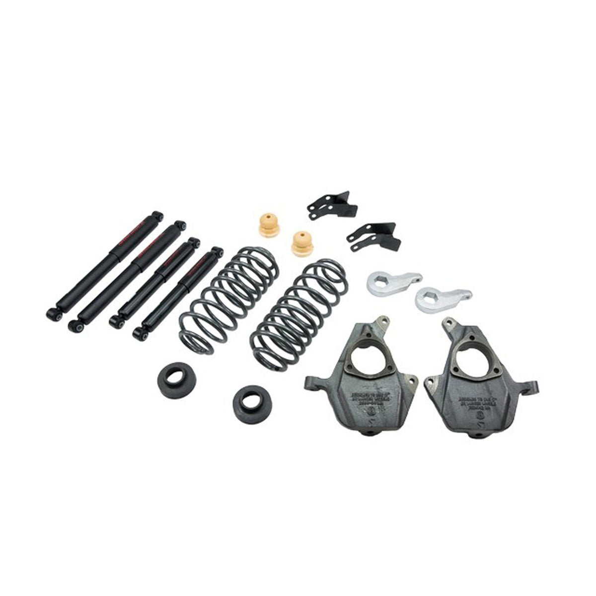 Belltech Lowering Kit w/Nitro Drop 2 Shocks (3-4" Front / 4-5" Rear Drop) for 2002-2006 Chevrolet Avalanche 1500 RWD w/o Premium Ride