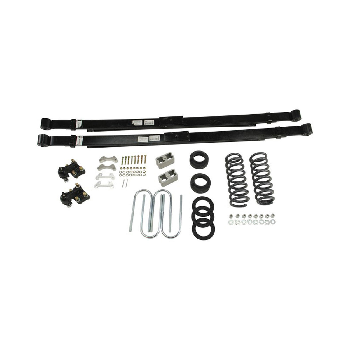 Belltech Lowering Kit w/o Shocks (3-4" Front / 5" Rear Drop) for 2004-2012 GMC Canyon Standard Cab Z85 Suspension RWD