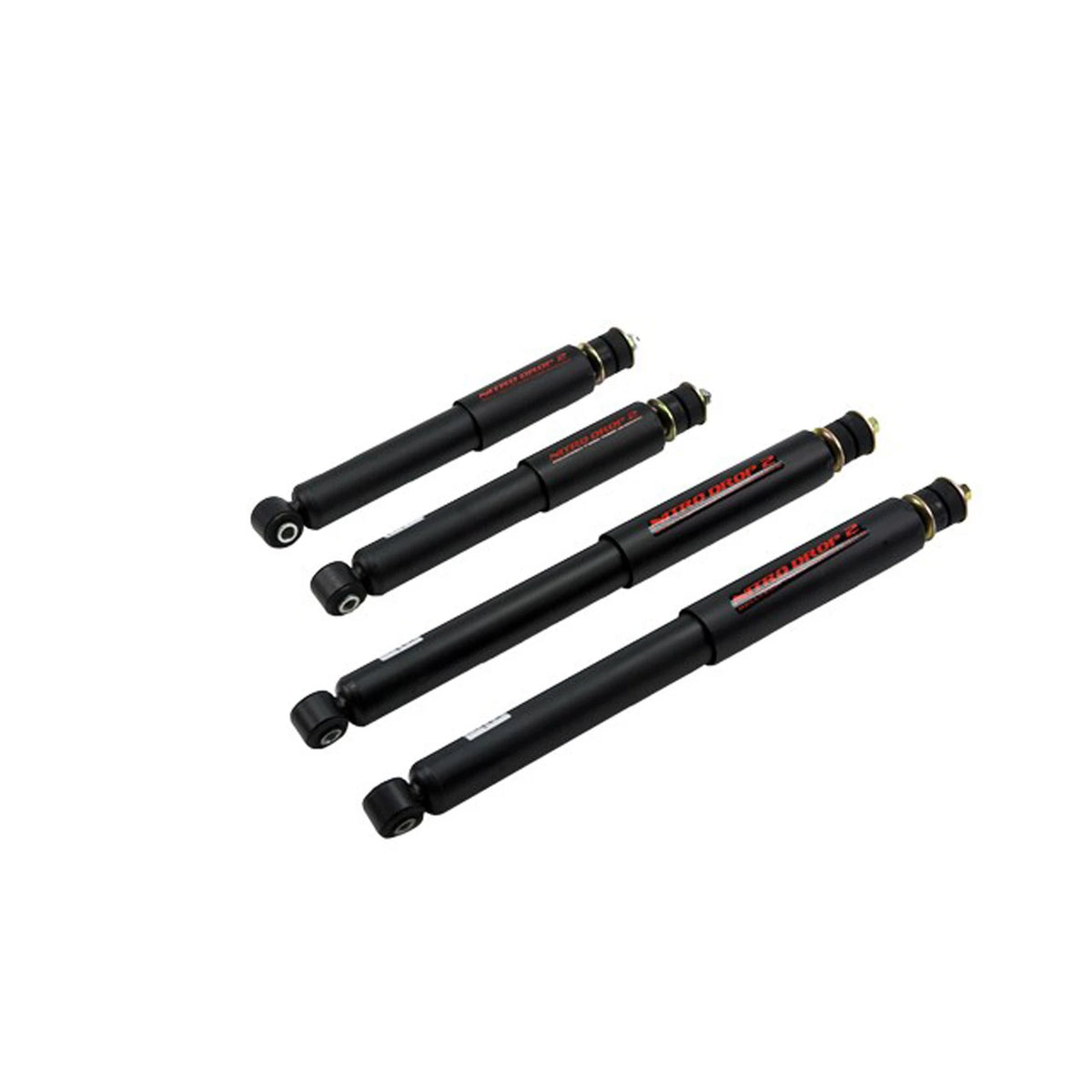 Belltech Nitro Drop 2 Shock Set (1-3" Front / 2-4" Rear Drop) for 1994-2002 Dodge Ram 3500 RWD