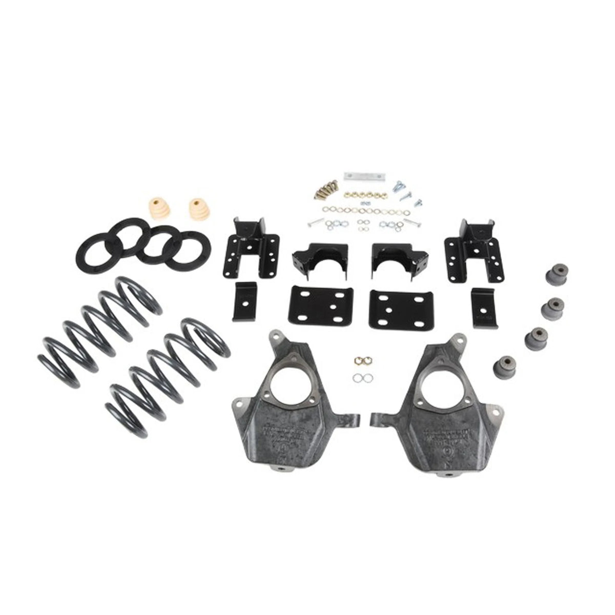 Belltech Lowering Kit w/o Shocks (3" or 4" Front / 5" or 6" Rear Drop) for 2007-2013 Chevrolet Silverado 1500 Standard Cab RWD