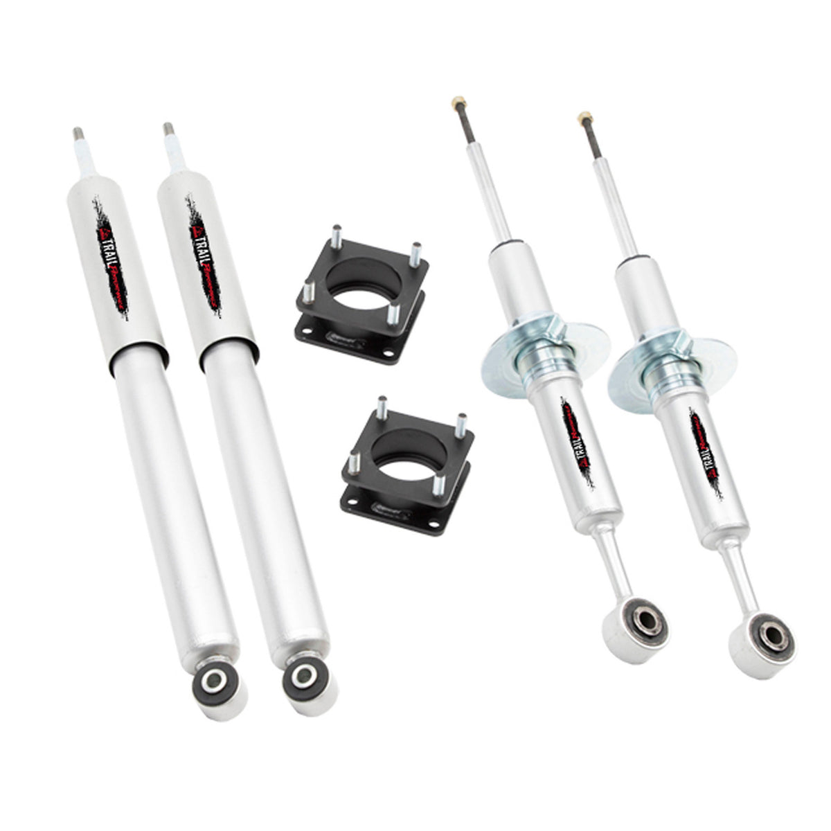 Belltech 2.5" Leveling Kit (Strut Spacers w/Trail Performance Shocks) for 2007-2021 Toyota Tundra RWD/4WD