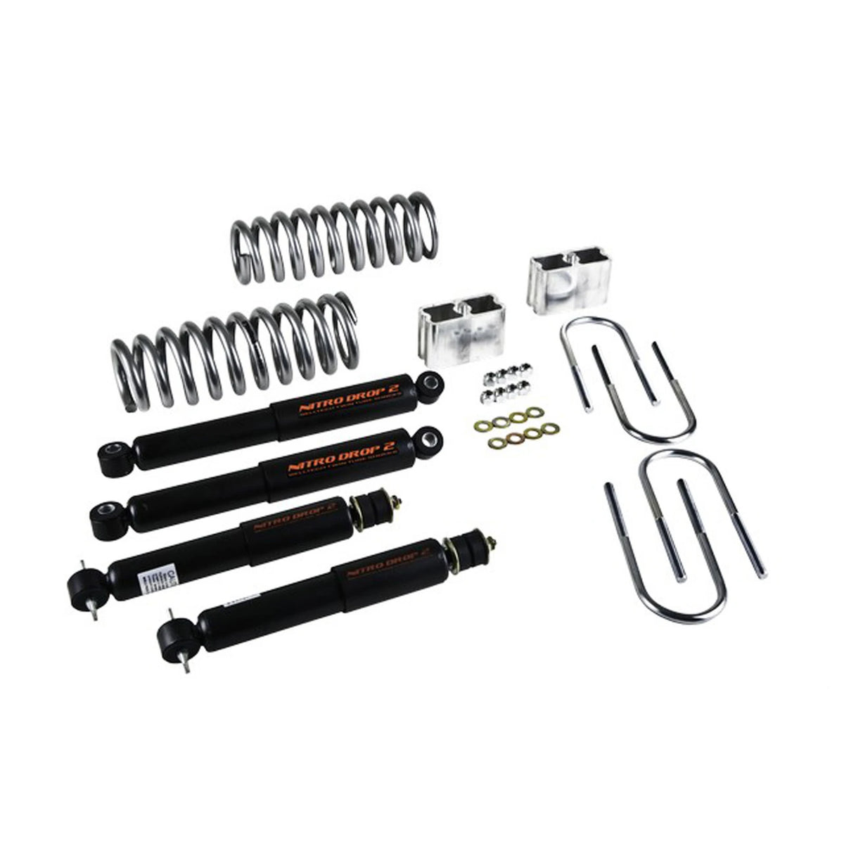 Belltech Lowering Kit w/Nitro Drop 2 Shocks (2" Front / 3" Rear Drop) for 1996-2004 Toyota Tacoma 6-Cyl RWD
