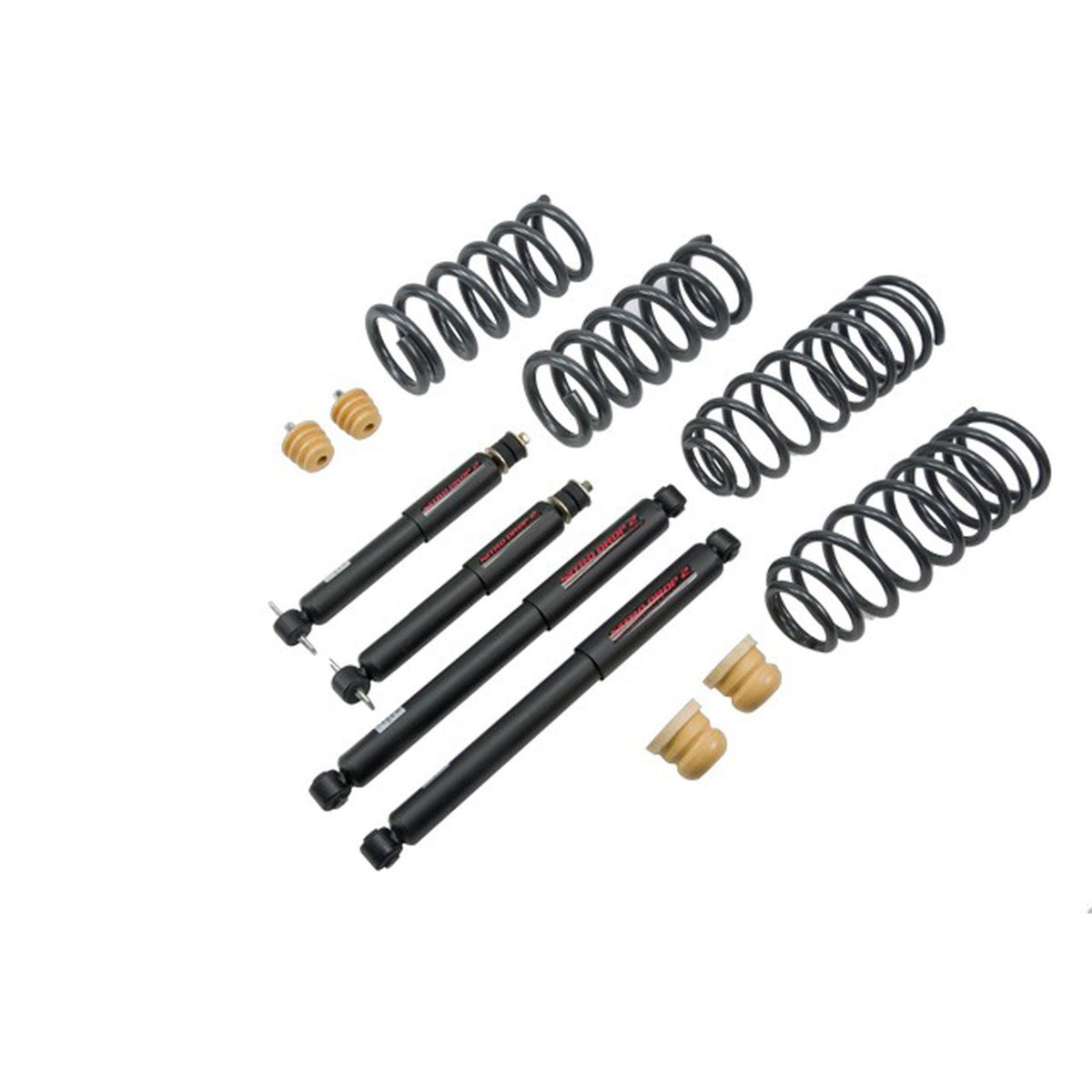 Belltech Lowering Kit w/Nitro Drop 2 Shocks (2" Front / 4" Rear Drop) for 2011-2018 Ram 1500 Extended Cab/Crew Cab w/o Air Suspension RWD