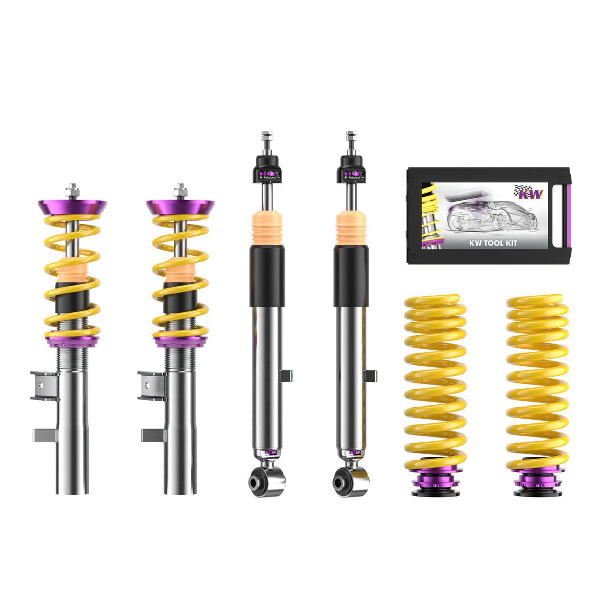 KW Suspension Variant 3 Coilover Kit for 2018-2023 Kia Stinger AWD/RWD (CK) (w/ Electronic Dampers) 35268006