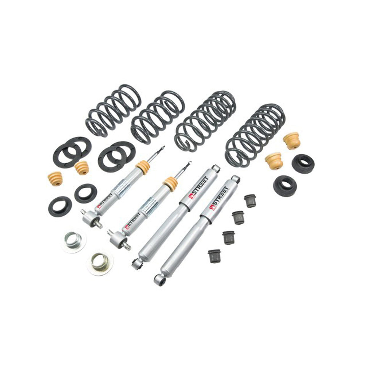 Belltech Lowering Kit w/Street Performance Shocks (1-2" Front / 2-3" Rear Drop) for 2007-2013 Chevrolet Avalanche RWD/4WD w/o Autoride