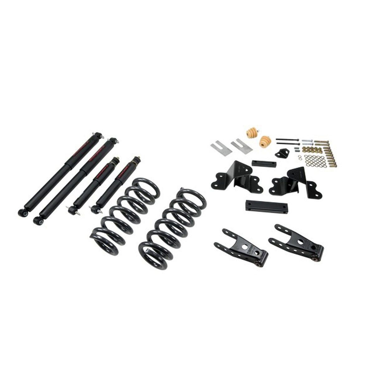 Belltech Lowering Kit w/Nitro Drop 2 Shocks (2-3" Front / 4" Rear Drop) for 1988-1998 Chevrolet C1500 Extended Cab RWD