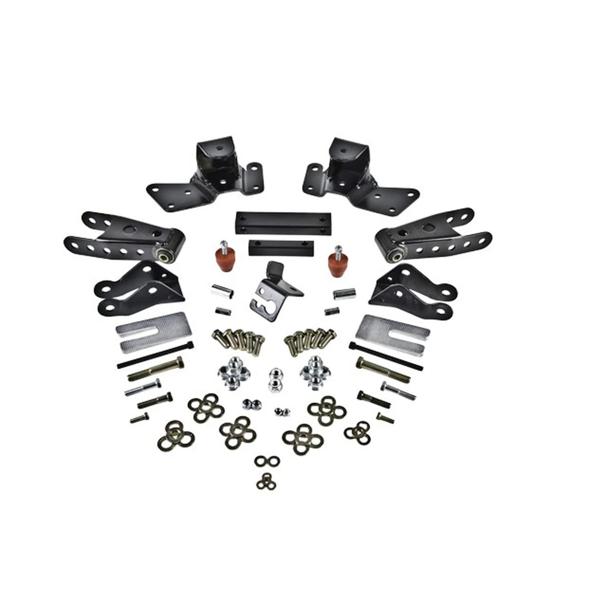 Belltech Shackle & Hanger Kit (4" Drop) for 1997-2000 Chevrolet C3500 Crew Cab RWD