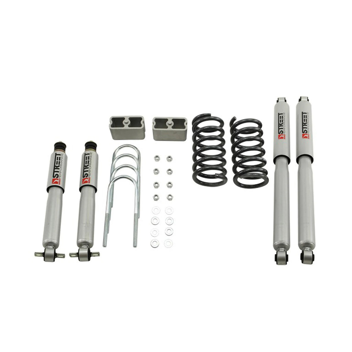Belltech Lowering Kit w/Street Performance Shocks (2.5" Front / 3" Rear Drop) for 1983-1996 Mitsubishi Mighty Max RWD