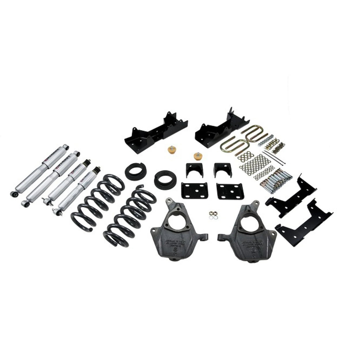 Belltech Lowering Kit w/Street Performance Shocks (4-5" Front / 6" Rear Drop) for 2004-2006 Chevrolet Silverado 1500 Crew Cab RWD