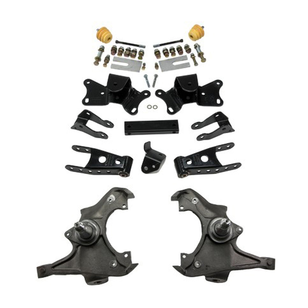 Belltech Lowering Kit w/o Shocks (3" Front / 4" Rear Drop) for 1992-1996 GMC C3500 Crew Cab RWD Dually