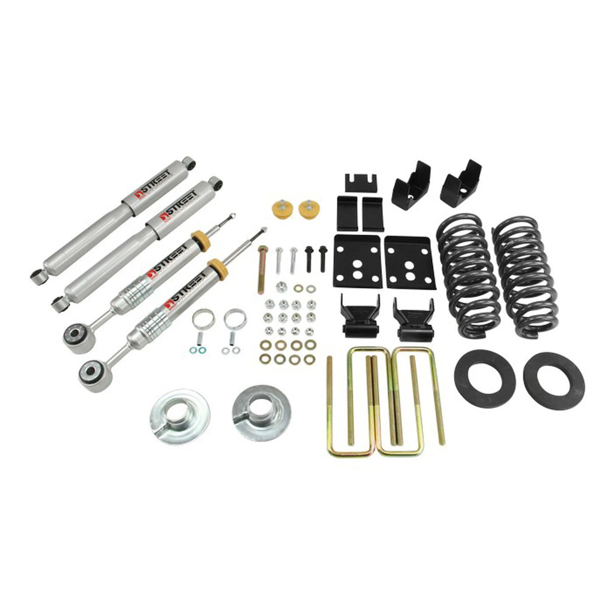 Belltech Lowering Kit w/Street Performance Shocks (2" or 3" Front / 5.5" Rear Drop) for 2009-2013 Ford F-150 Standard Cab RWD Short Bed