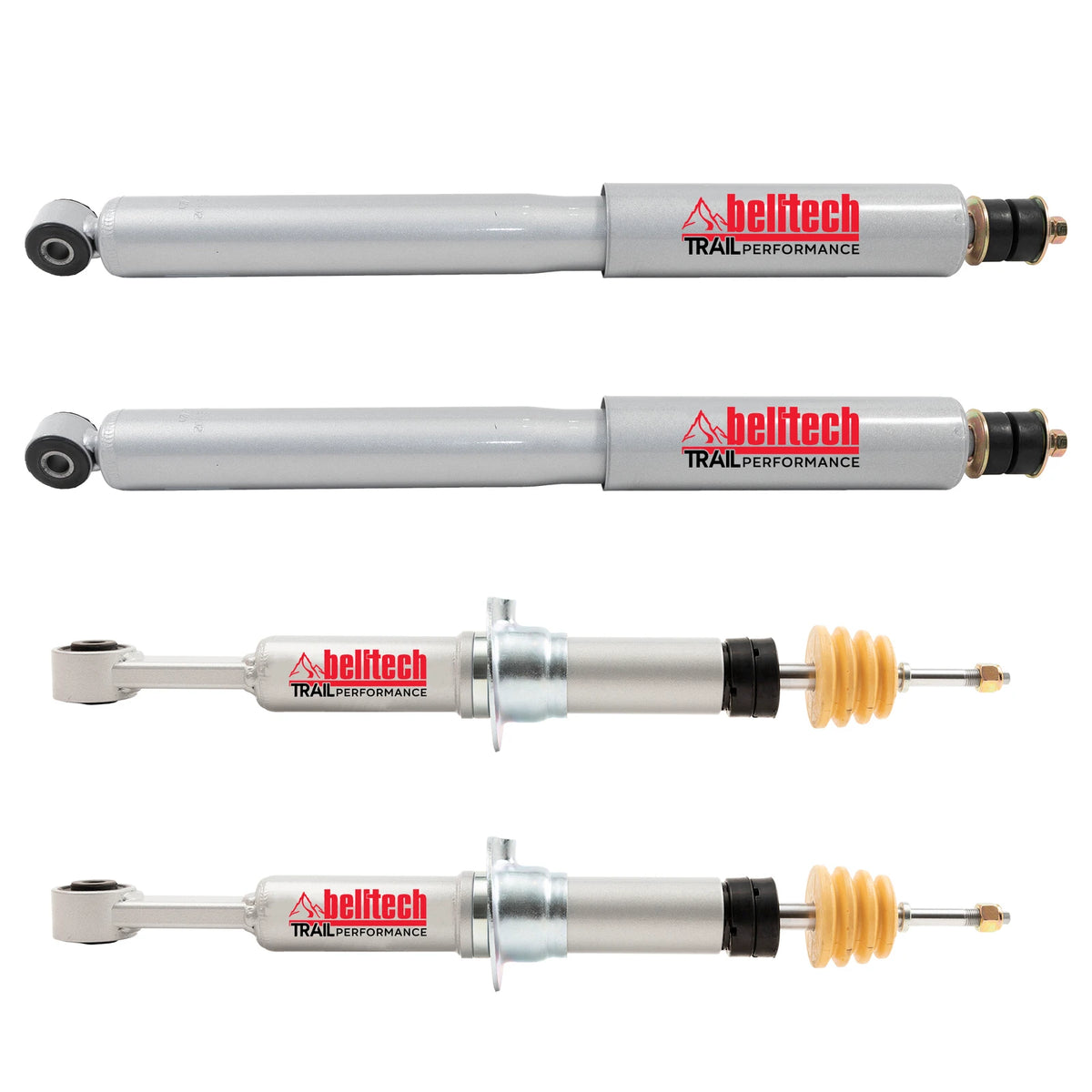 Belltech Trail Performance Shock Set (0-3" Front Lift) for 2005-2023 Toyota Tacoma RWD/4WD 6-Lug