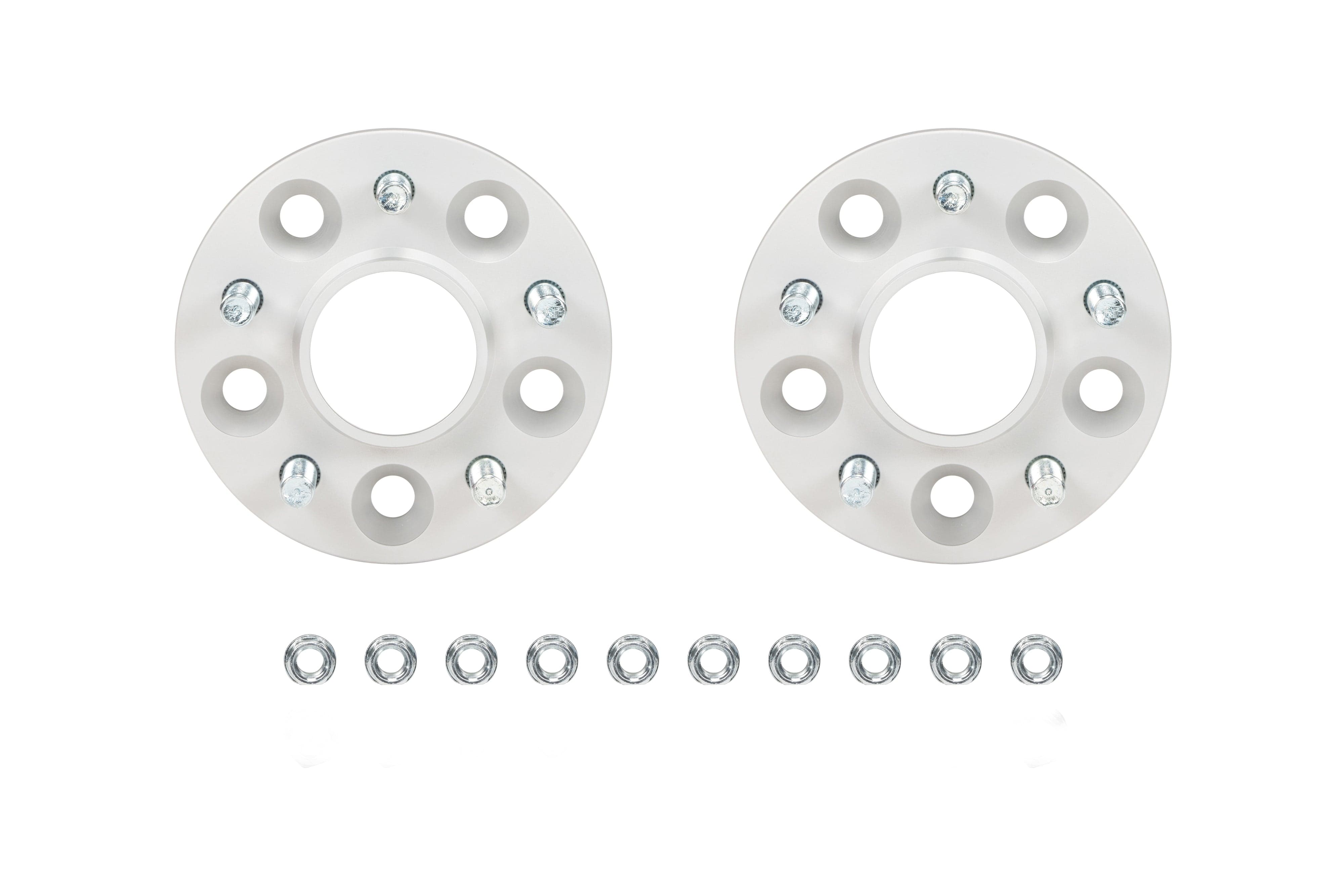 Eibach 15mm Wheel Spacer (Pair) - Silver for 2017-2024 Honda Civic S90-4-15-031