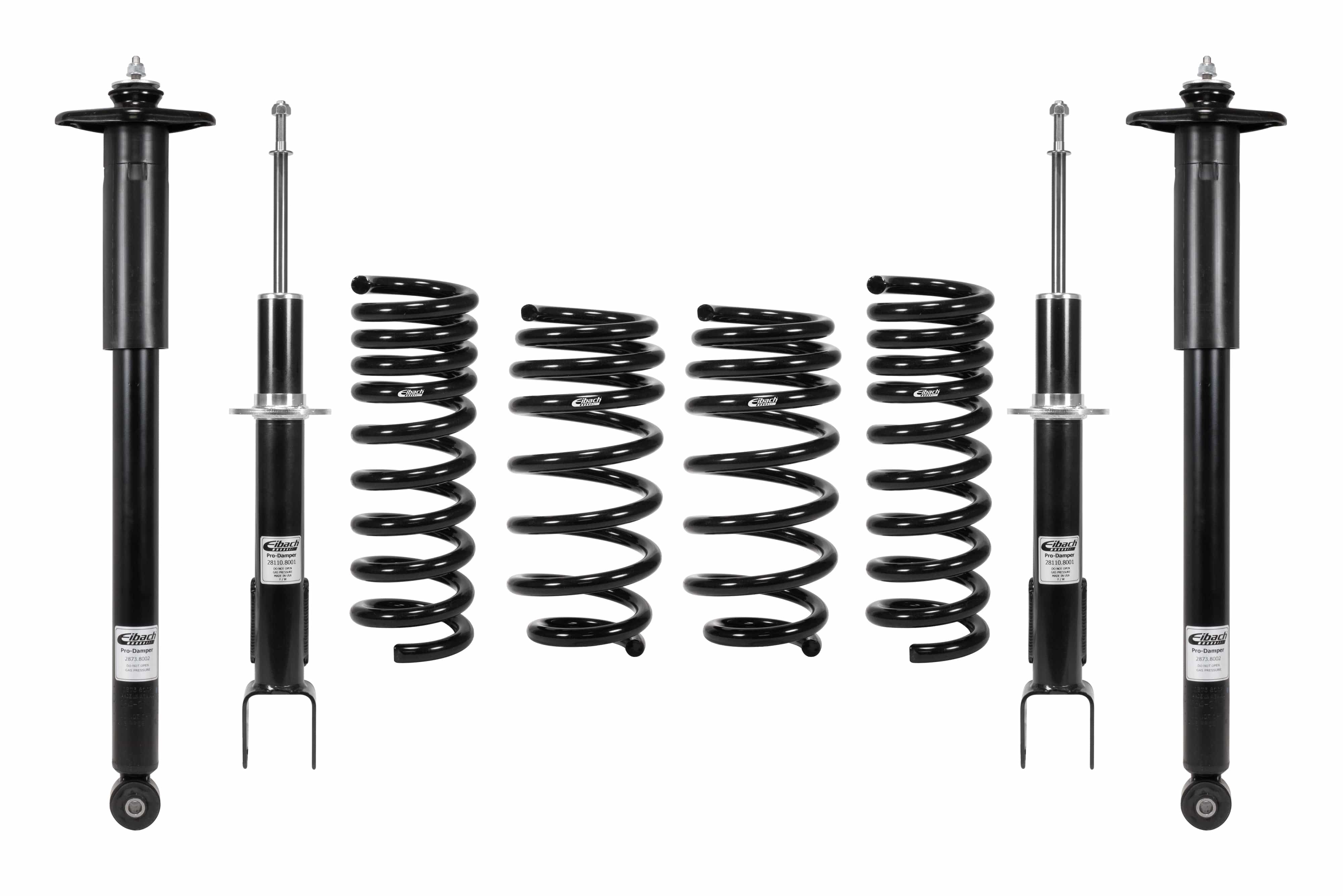 Eibach Pro-System Coil Spring Lowering Kit + Damper Shock Absorber Kit for 1964-1972 Chevrolet Chevelle 3856.78