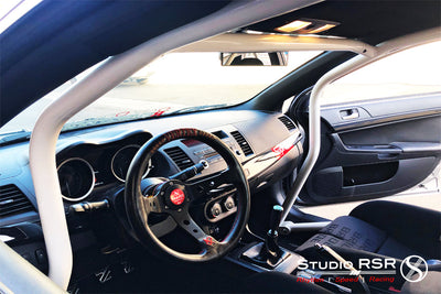 Studio RSR roll cage for 2008-2015 Mitsubishi Lancer Evolution X (CZ4A) — view 3