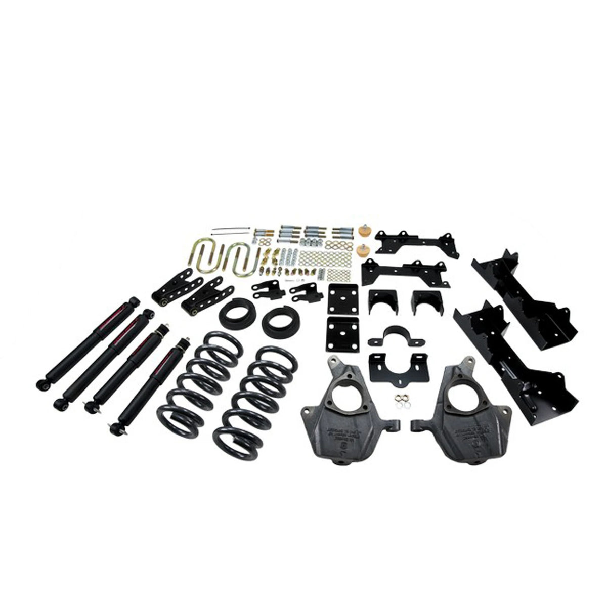 Belltech Lowering Kit w/Nitro Drop 2 Shocks (4-5" Front / 7" Rear Drop) for 1999-2000 Chevrolet Silverado 1500 Extended Cab RWD
