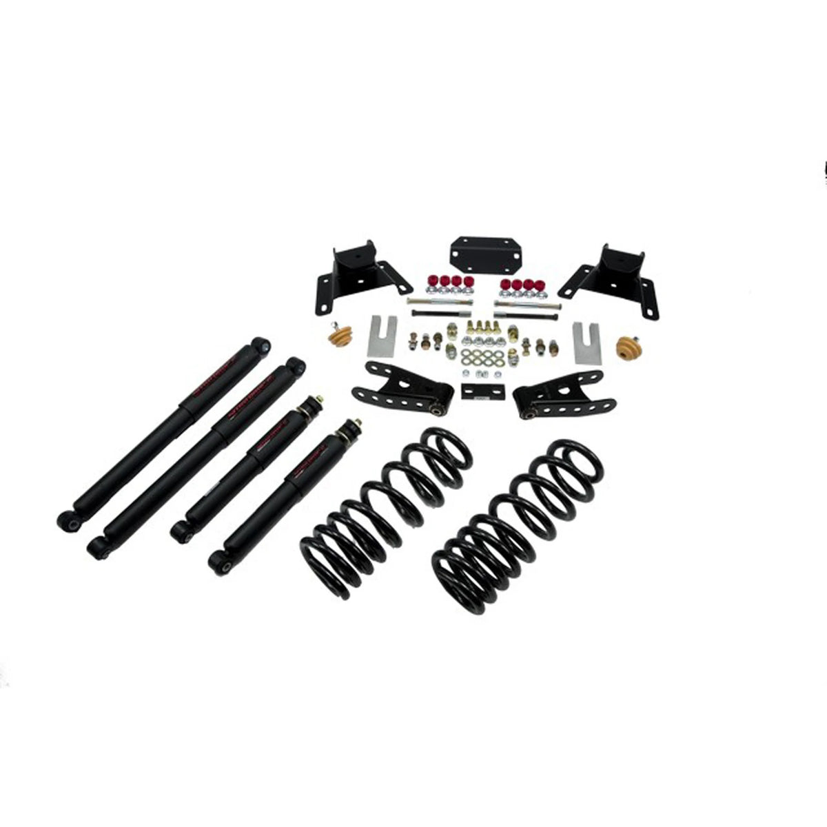 Belltech Lowering Kit w/Nitro Drop 2 Shocks (2" Front / 4" Rear Drop) for 1987-1996 Ford F-150 Extended Cab except Lightning RWD
