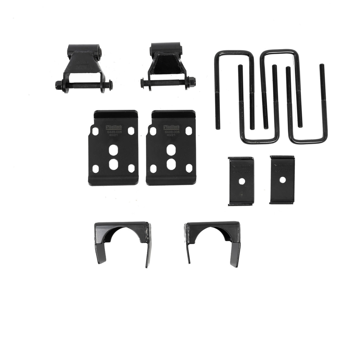 Belltech Lowering Kit w/Street Performance Struts/Shocks (2-5.5" Front / 6.5" Rear Drop) for 2021-2026 Ford F-150 RWD