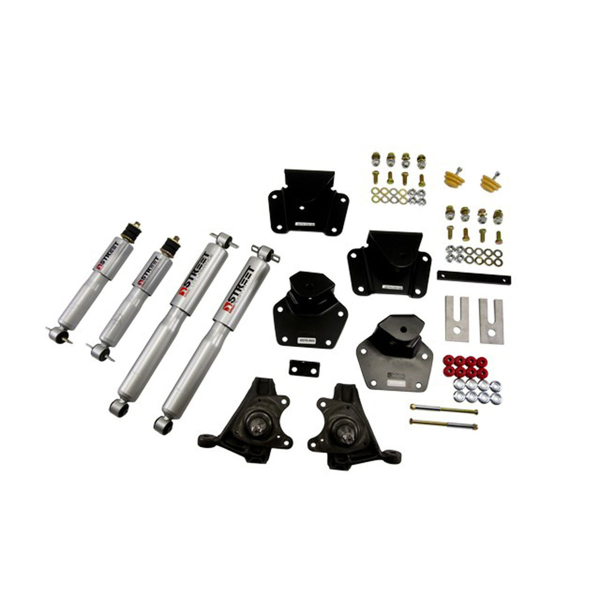 Belltech Lowering Kit w/Street Performance Shocks (2" Front / 4" Rear Drop) for 1991-1996 Dodge Dakota Standard Cab RWD