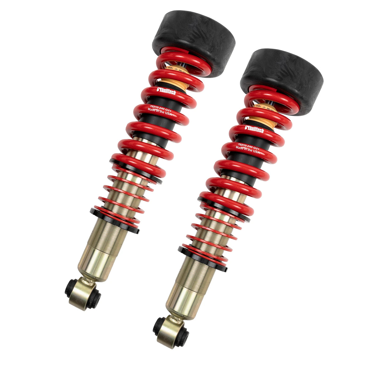 Belltech Performance Coilover Kit w/Front and Rear Height Adjustable Coilovers (2-3.5" Front / 1-4.5" Rear Drop) for 2021-2026 Chevrolet Tahoe RWD/4WD w/o Magnetic Ride