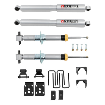Belltech Lowering Kit w/Street Performance Struts/Shocks (1-3.5" Front / 7.5" Rear Drop) for 2021-2026 Ford F-150 4WD