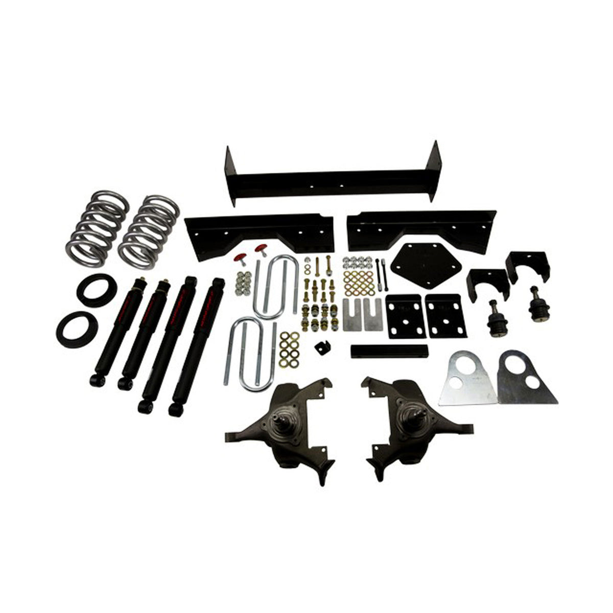 Belltech Lowering Kit w/Nitro Drop 2 Shocks (4" or 5" Front / 6" Rear Drop) for 1995-1999 Dodge Ram 1500 Extended Cab V8 Auto Trans RWD