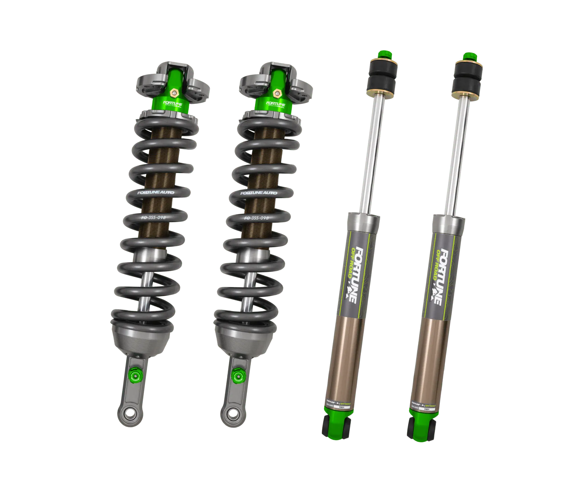 Fortune Auto Offroad Dreadnought Coilovers - 2003-2009 Toyota 4Runner 4th Gen (N120)