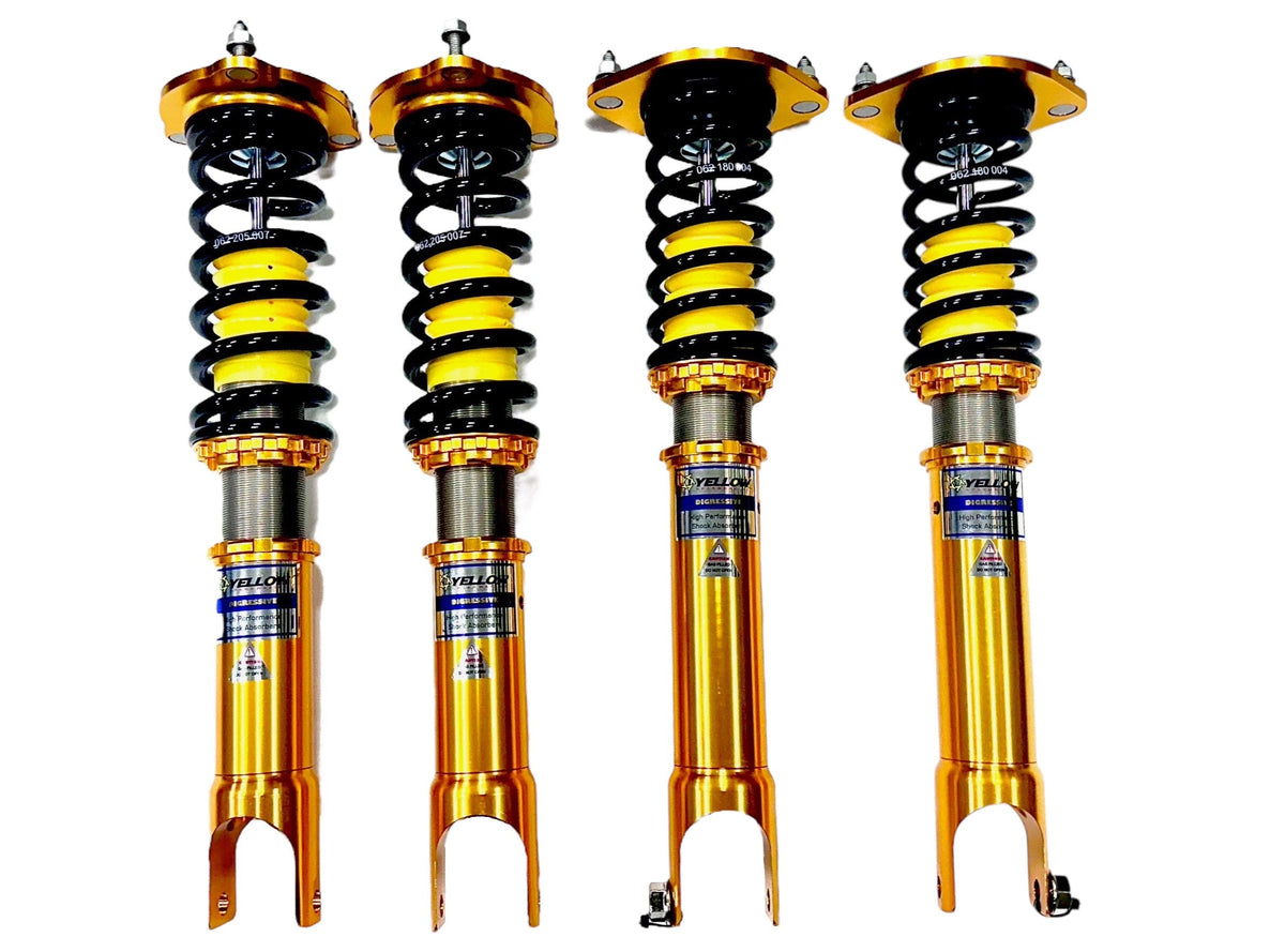 Yellow Speed Pro Sport Digressive Coilovers for 1996-2000 Daihatsu Charade (G200)