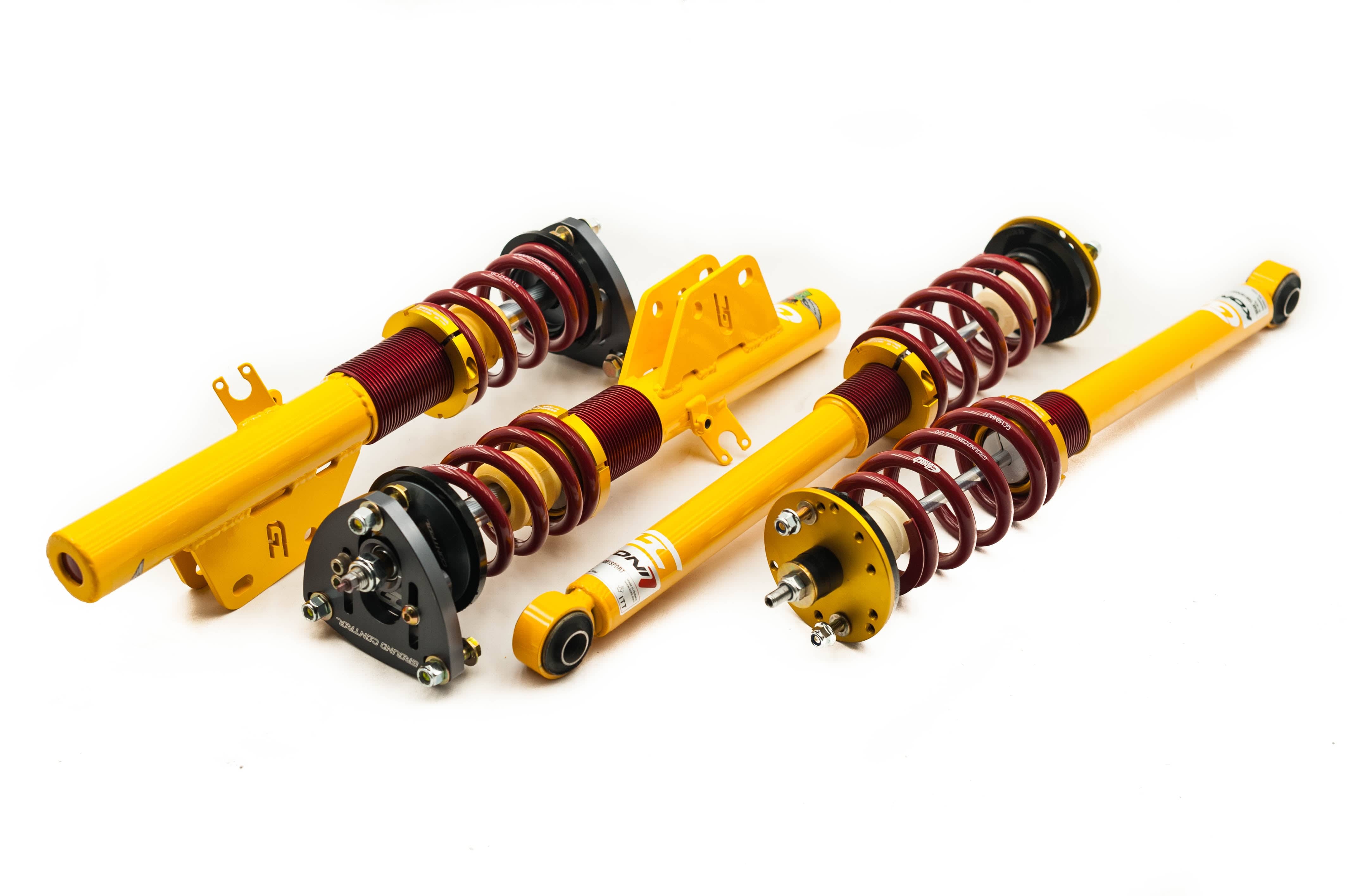Ground Control Complete Coilovers for 1989-1994 Nissan 240SX RWD (S13) with Koni Yellow Shocks 6065.70